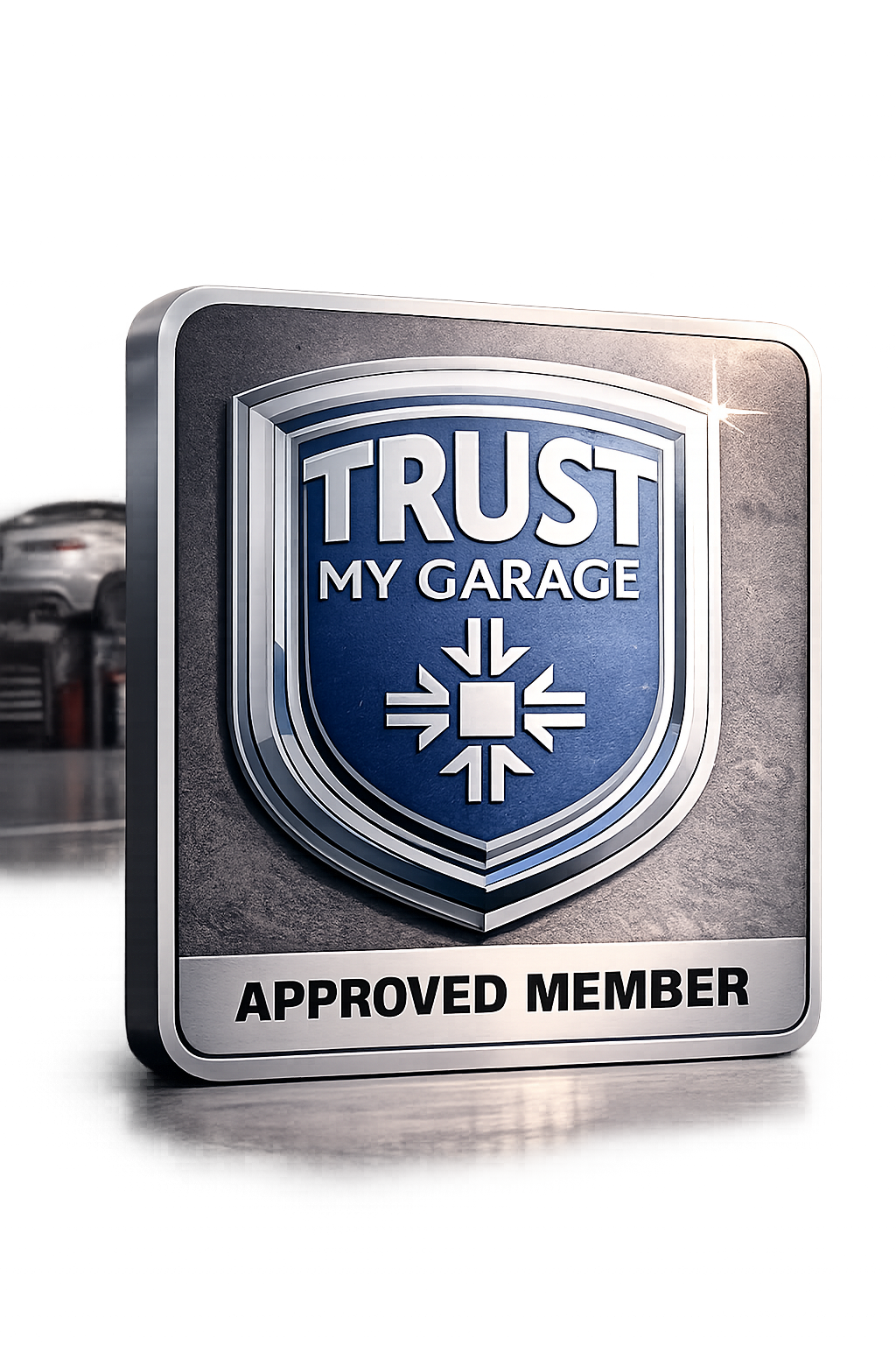 Trust My Garage Approved Member poster.